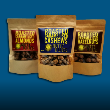 Our Caramelised Nuts are delicious.