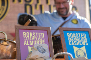 handcrafted caramelised nuts.