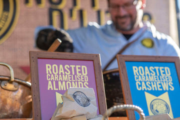 handcrafted caramelised nuts.