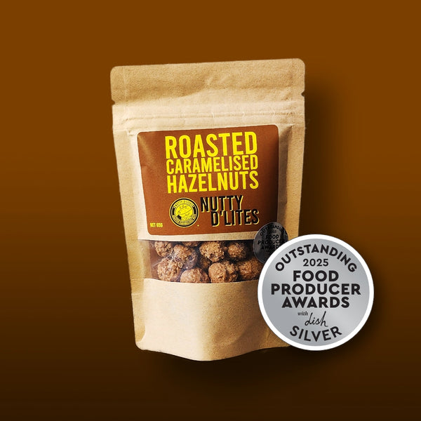 Roasted Caramelised Hazelnuts - 65g