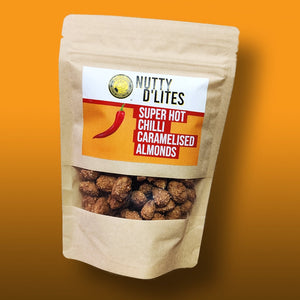 Super Hot Chilli Caramelised Almonds 150g