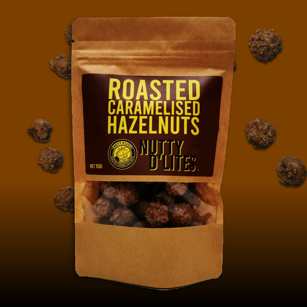 Roasted Caramelised Hazelnuts - 150g