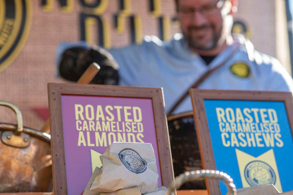 handcrafted caramelised nuts.