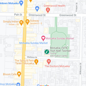 Map of Motueka Sunday Market