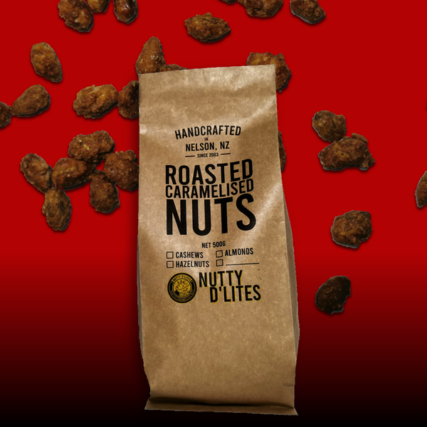 Roasted Caramelised Nuts - Sharing sized eco-packs  | 500g & 1kg