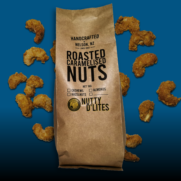 Roasted Caramelised Nuts - Sharing sized eco-packs  | 500g & 1kg