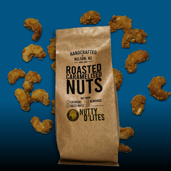 Roasted Caramelised Nuts - Sharing sized eco-packs  | 500g & 1kg