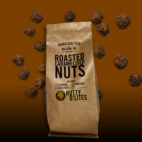 Roasted Caramelised Nuts - Sharing sized eco-packs  | 500g & 1kg
